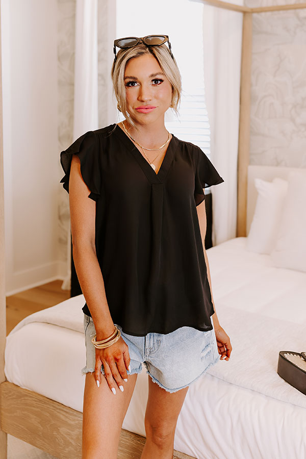 Martini Meetup Shift Top in Black – Impressions Online Boutique