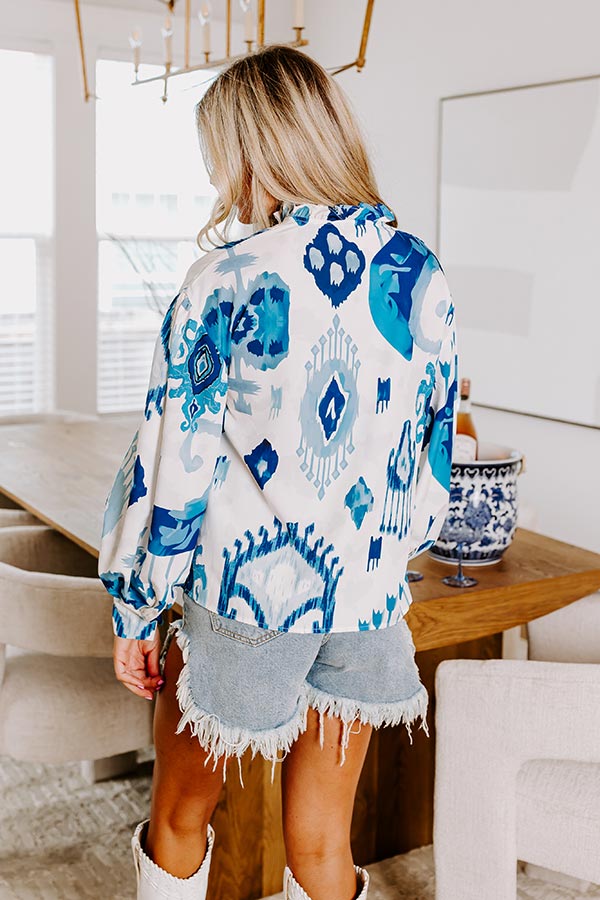 Feeling Affectionate Front Tie Top Image - 5