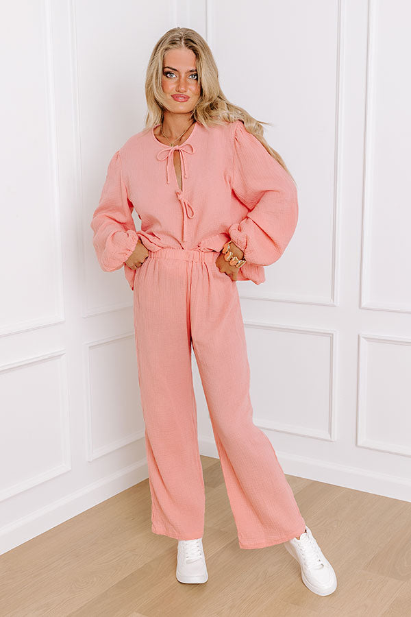 Spring Splendor High Waist Pants Image - 1