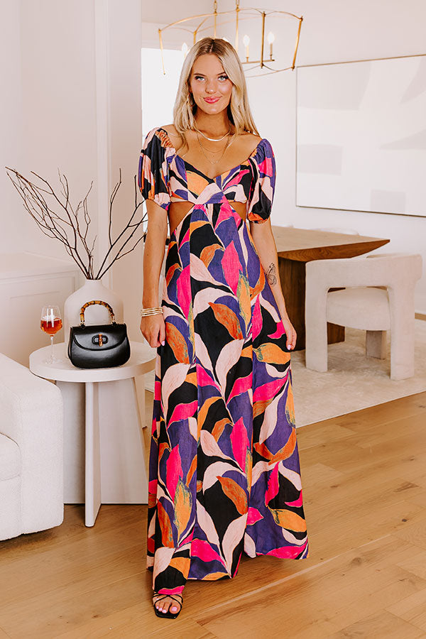 Embellished Cut-Out Maxi Dress - Understated Glamour main image 1