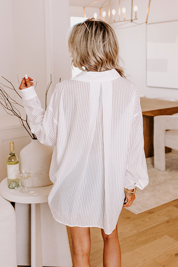 Uptown Babe Oversized Button Up Image - 5