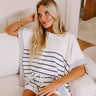Dockside Cutie Knit Shift Top in Ivory Image - 1