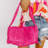Sunny Days Ahead Woven Purse in Hot Pink Image - 1