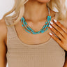 Bora Bora Trip Layered Necklace in Turquoise Image - 1