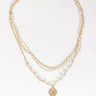 Oceanside Gala Layered Necklace in White Image - 1