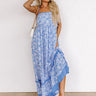 Boho Beauty Floral Maxi Dress in Airy Blue Image - 1