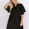 Talk Of The Town Mini Dress in Black Image - 1
