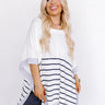Dockside Cutie Knit Shift Top in Ivory Curves Image - 1