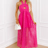Patio Margs Gingham Maxi Dress Image - 1