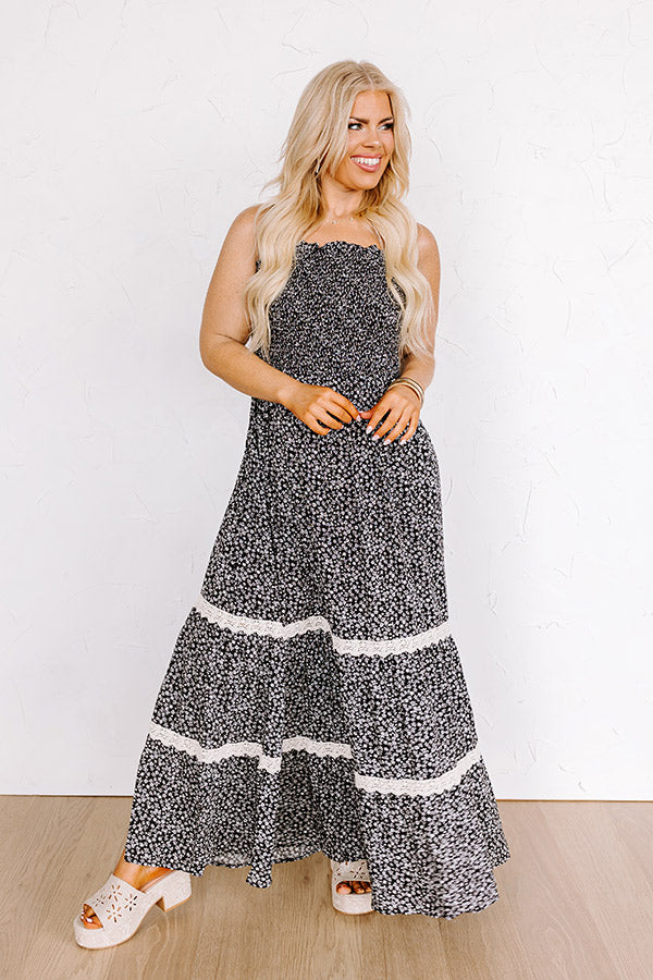 Boho Babe Floral Maxi Dress Curves Image - 4