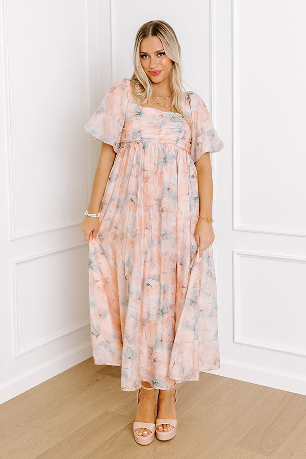 Sweet Magnolia Floral Midi Image - 1