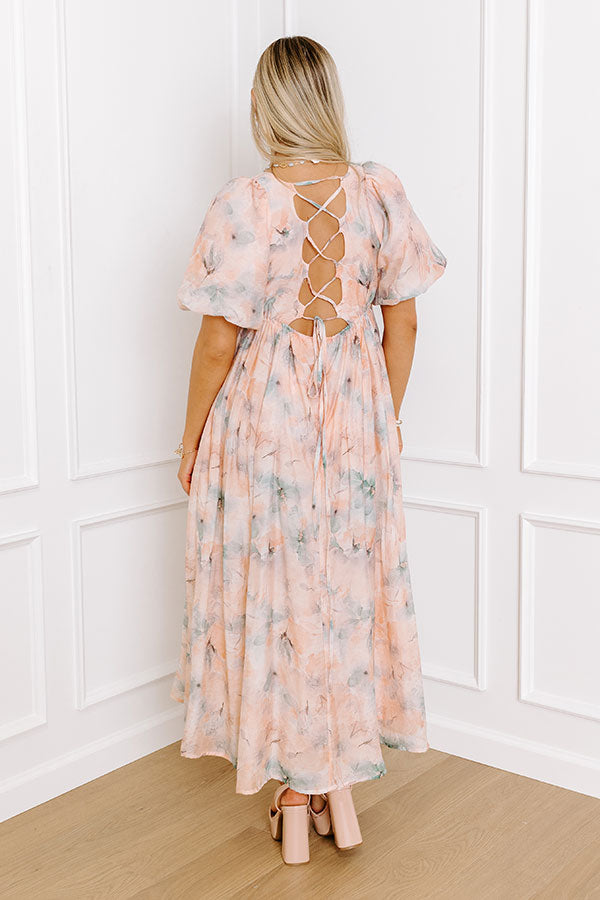 Sweet Magnolia Floral Midi Image - 4