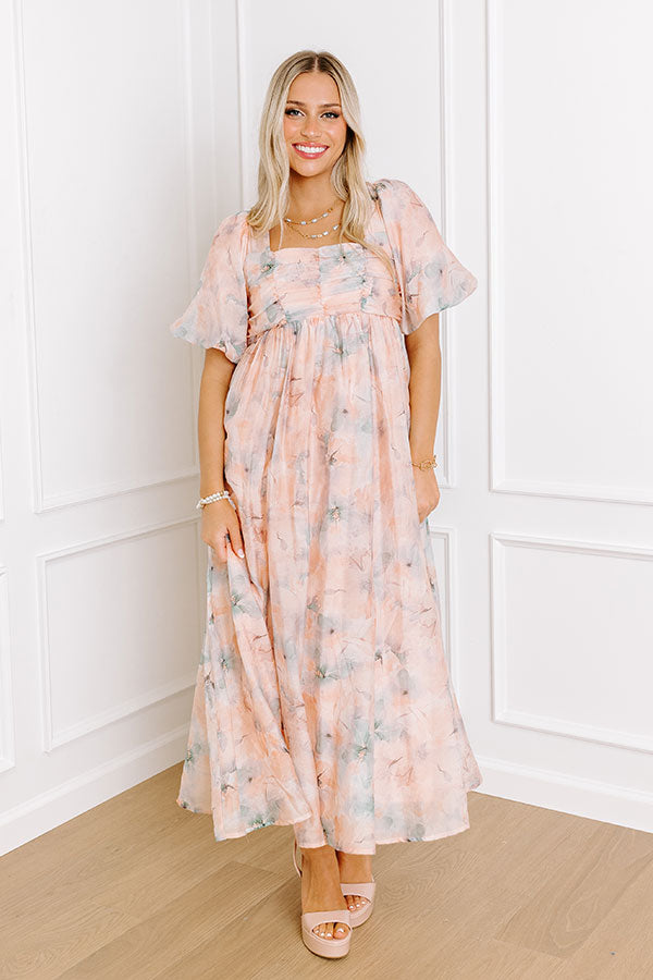 Sweet Magnolia Floral Midi Image - 5