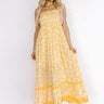 Boho Beauty Floral Maxi Dress in Marigold Image - 1