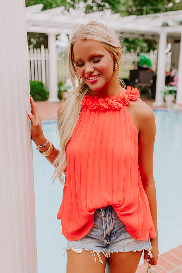 Sunday Brunch Pleated Top Image - 3