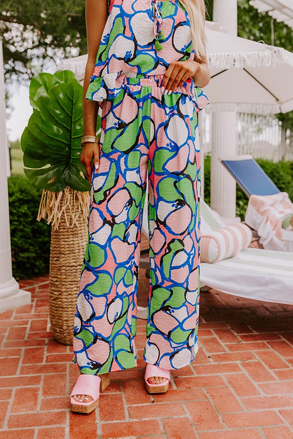 Set For Vacay High Waist Pants in Kelly Green Image - 2