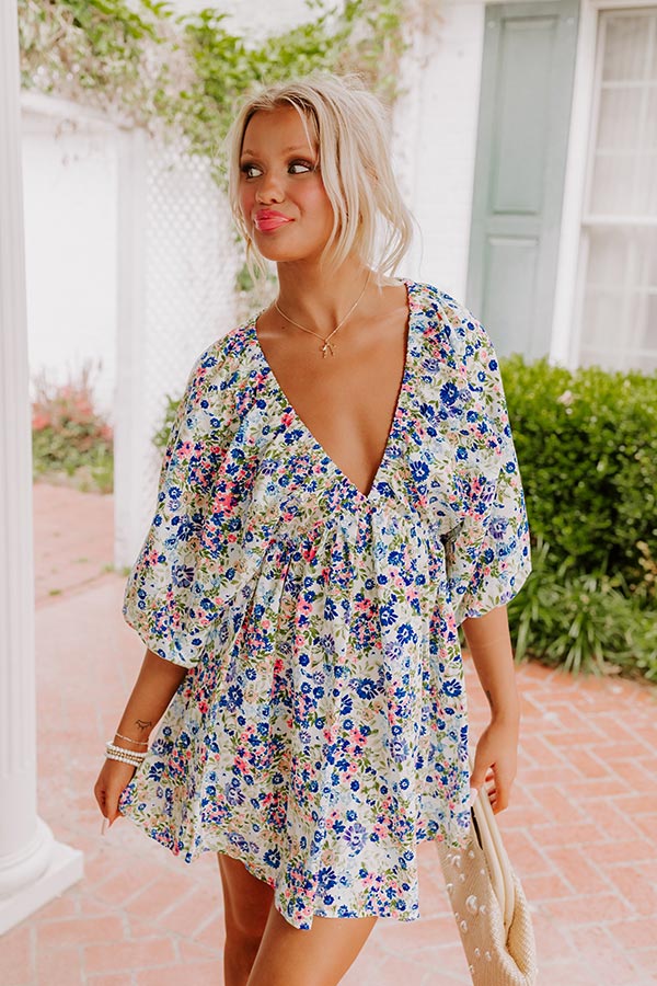 Sweet Blooms Babydoll Mini Dress – Impressions Online Boutique