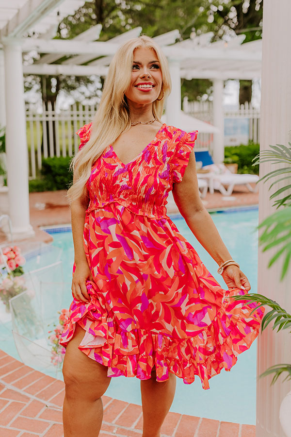 Summer Crush Smocked Mini Dress Curves Image - 2