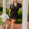 Flirty And Sweet Romper in Black Curves Image - 1