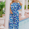 Oceanside Gala Satin Jumpsuit Curves Image - 1