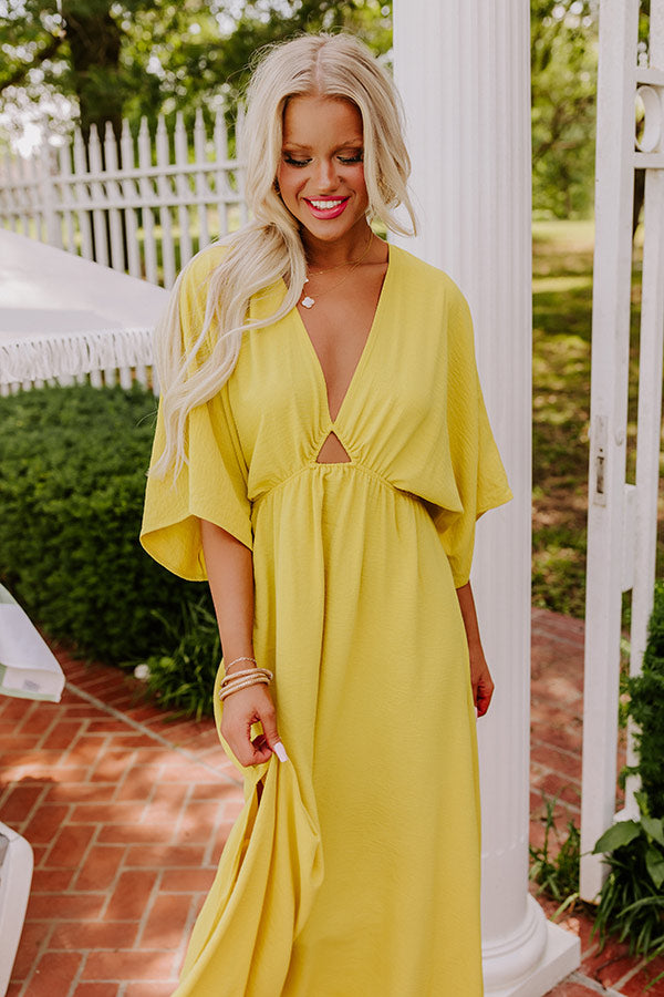 GUESS Women's Primrose Dress Yellow Size X-Large
