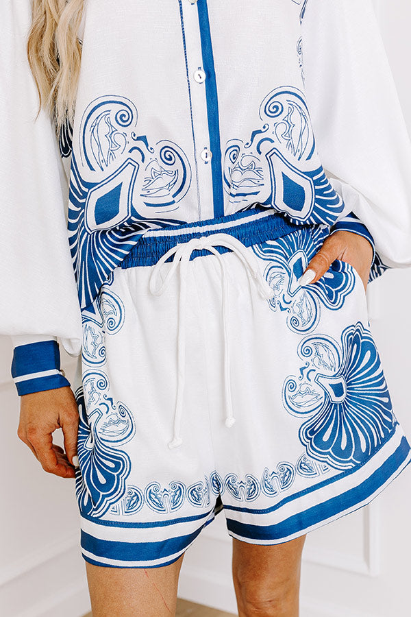 Discover Paradise High Waist Shorts Image - 2