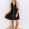 Smiles and Sangrias Mini Dress in Black Image - 1