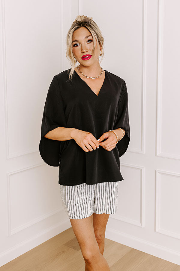 Simply Perfect Shift Top In Black Image - 1