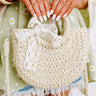 Sunny Destination Woven Purse in Ivory Image - 1