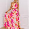 Coastal Charm Halter Maxi Dress Image - 1