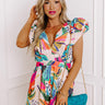 Sassy Statement Linen-Blend Romper Image - 1