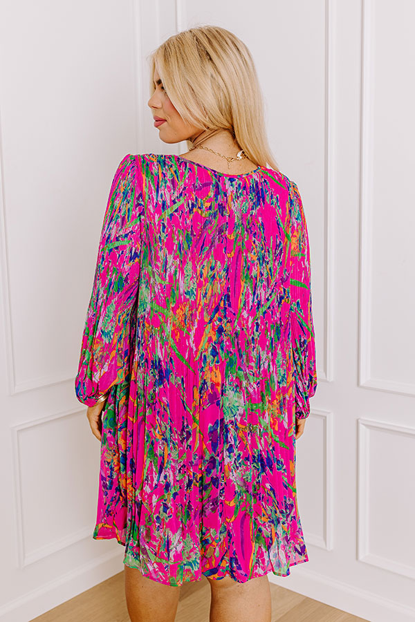 Midtown Moment Pleated Mini Dress Curves Image - 4