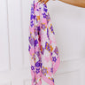 Flower Power Satin Scarf Image - 1