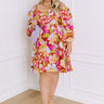 Heartfelt Moment Floral Mini Dress Curves Image - 1