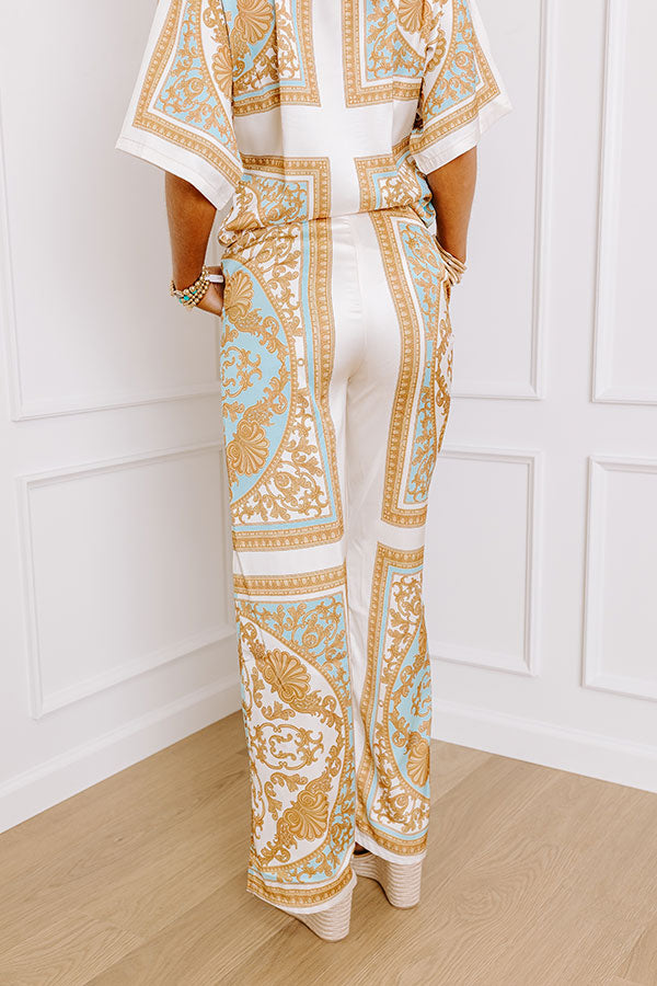 Retro Revival High Waist Satin Pants Image - 4