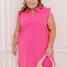 Coastal Dreamer Mini Dress in Pink Curves Image - 1