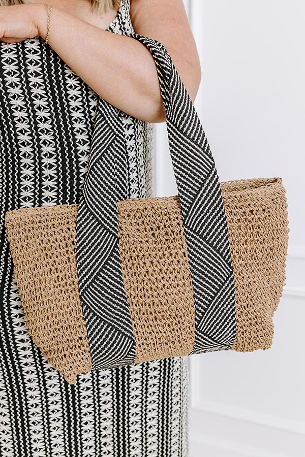 Beach Hustle Woven Tote Image - 1