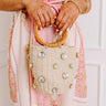 All The Vibes Straw Woven Bucket Bag in Natural Image - 1