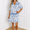 Tranquil Gardens Babydoll Mini Dress Image - 1