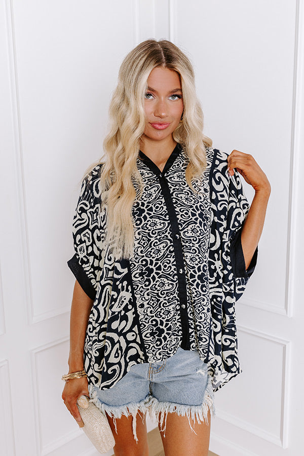 Bodega Babe Oversized Button Up Image - 1