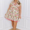 Garden Charm Babydoll Mini Dress Curves Image - 1