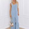 Downtown Nashville Denim Wide Leg Jumpsuit Image - 1