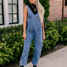 Latte Break Denim Jumpsuit Image - 1