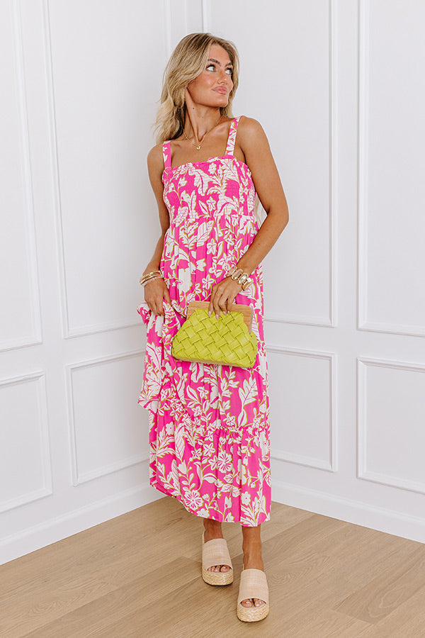 Seaside Stroll Smocked Midi Image - 3