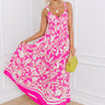 Sunset Soiree Floral Maxi Dress in Pink Image - 1