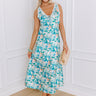 Resort Chic Satin Midi in Ocean Wave Image - 1