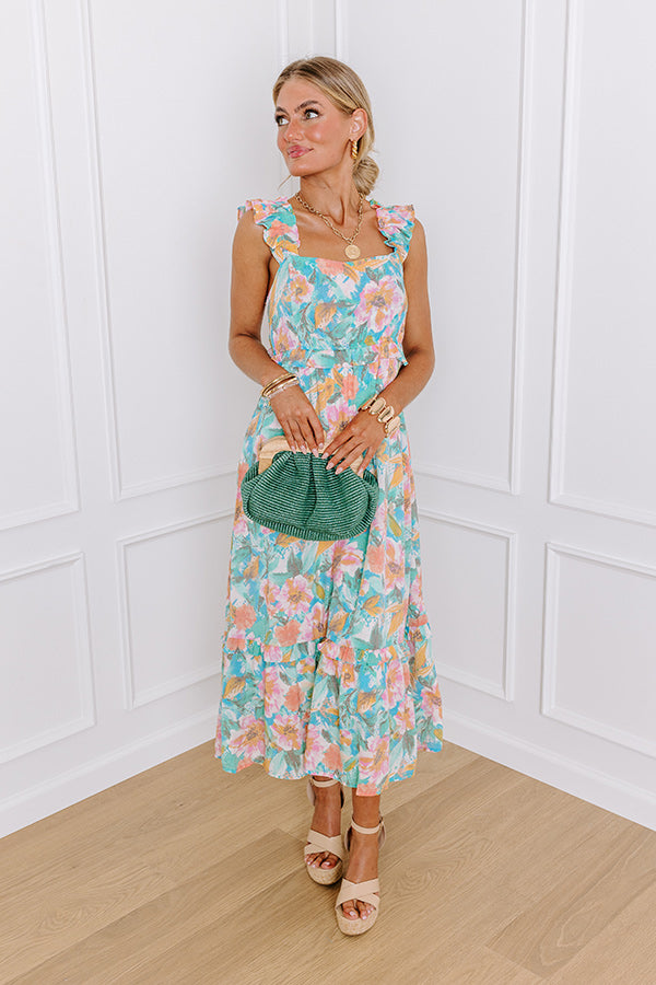Paradise Bound Floral Midi Image - 4