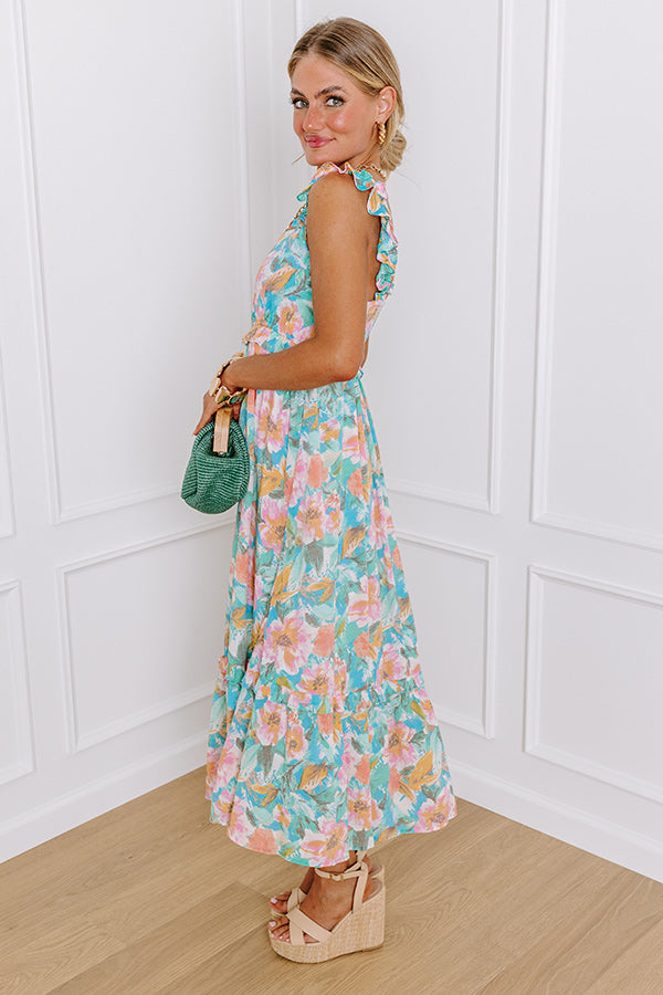 Paradise Bound Floral Midi Image - 5