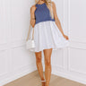 Small Town Girl Mini Dress in Navy Image - 1