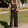 Modern Metropolis High Waist Wide Leg Pants in Black Image - 1